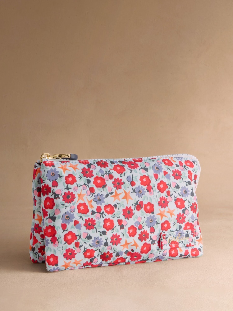 Cath Kidston Blue Folding Star Ditsy Triple Pouch - Image 1 of 3
