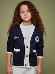 Reiss SmileyWorld | Reiss Logo Cardigan Unisex Fit - Slika 3 iz 7