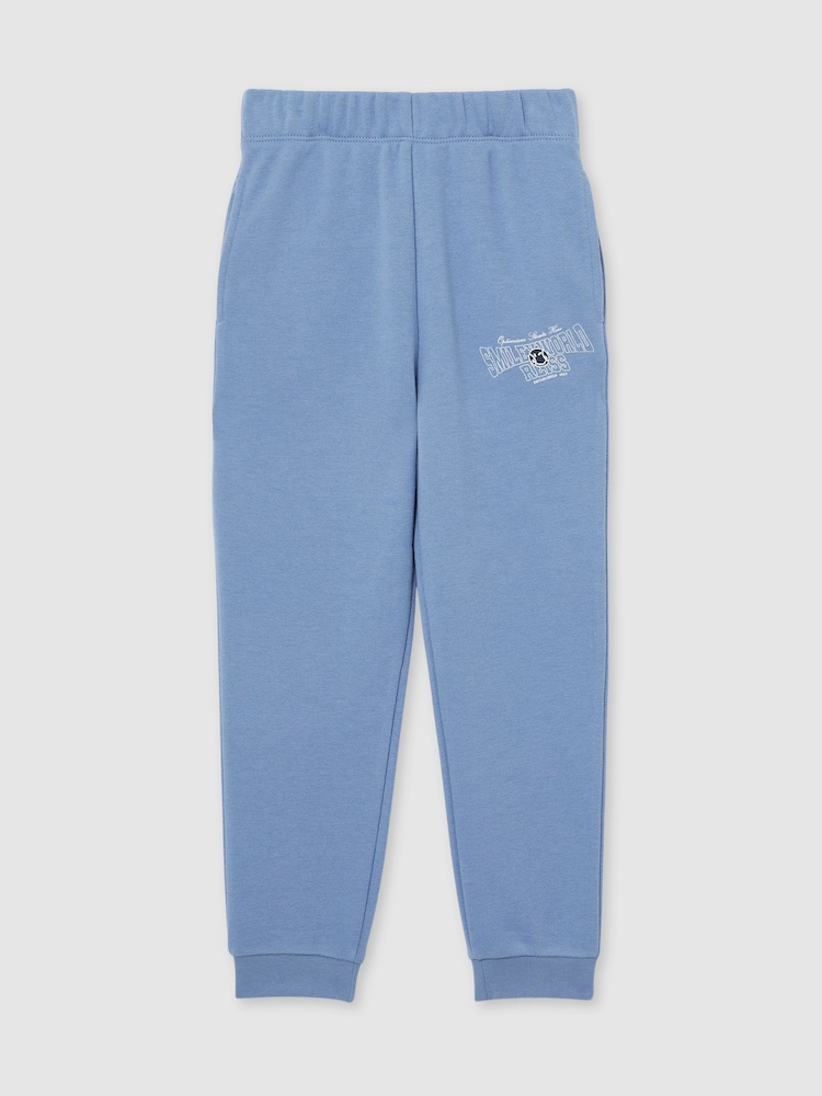Reiss Blue Fred 9-13 yrs SmileyWorld | Reiss Cuffed Joggers Unisex Fit - Image 2 of 6 Reiss Blue Fred 9-13 yrs SmileyWorld | Reiss Cuffed Joggers Unisex Fit - Image 2 of 6