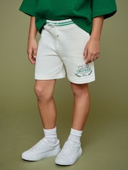 Reiss White 3-9 yrs SmileyWorld | Reiss Drawstring Shorts Unisex Fit - Image 3 of 8