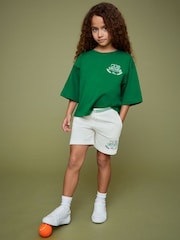 Reiss White 3-9 yrs SmileyWorld | Reiss Drawstring Shorts Unisex Fit - Image 4 of 8