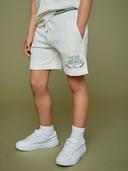 Reiss White 3-9 yrs SmileyWorld | Reiss Drawstring Shorts Unisex Fit - Image 6 of 8