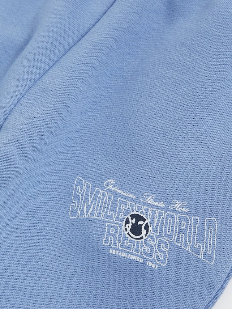 Reiss Blue 3-9 yrs SmileyWorld | Reiss Cuffed Joggers Unisex Fit - Image 6 of 6