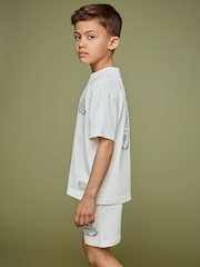أبيض - تيشِرت واسع تشكيلة SmileyWorld من Reiss | Reiss - صورة 3 من 6