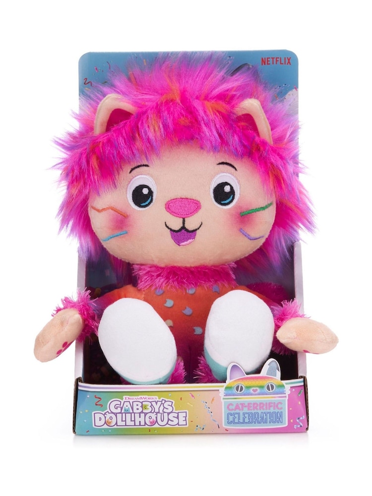 Gabbys Dollhouse Marty The Party Plush Cat - Image 2 of 5