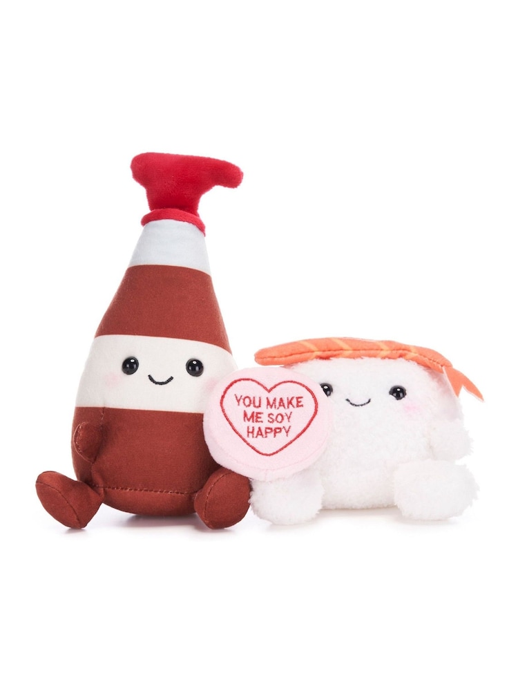 Swizzels Love Hearts - Soy Sauce & Plush Sushi - Image 1 of 4