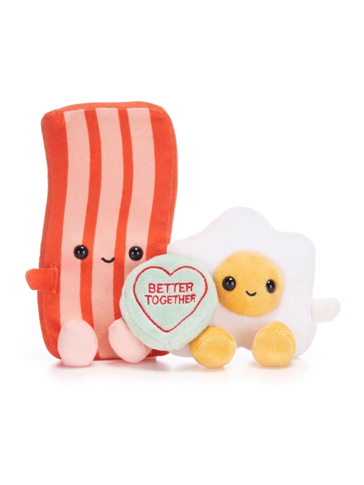 Swizzels Love Hearts - Bacon & Plush Egg - Image 1 of 4 Swizzels Love Hearts - Bacon & Plush Egg - Image 1 of 4