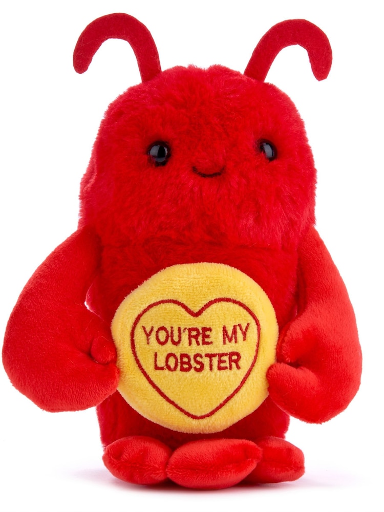 Swizzels Love Hearts - You're My Plush Lobster - Image 2 of 5 Swizzels Love Hearts - You're My Plush Lobster - Image 2 of 5