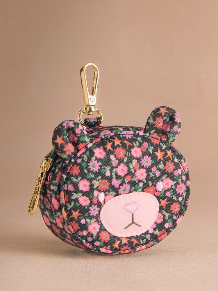 Black Folding Star Ditsy - Cath Kidston Bear Clip On Purse - Bild 1 von 3