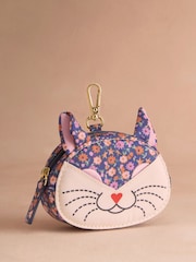 Cath Kidston Black Folding Star Ditsy Cat Clip On Purse - Image 1 of 3