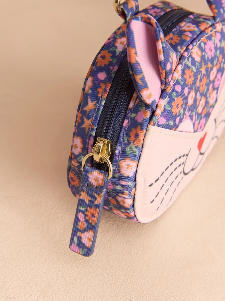 Cath Kidston Black Folding Star Ditsy Cat Clip On Purse - Image 3 of 3