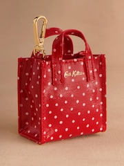 Cath Kidston Red Spot Book Bag with Key Ring - Image 1 of 3