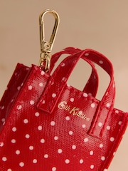 Cath Kidston Red Spot Book Bag with Key Ring - Image 3 of 3