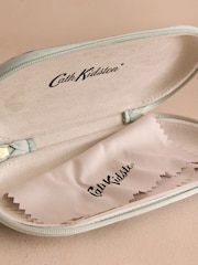 Cath Kidston Green Check Floral Glasses Case Purse - Image 2 of 3