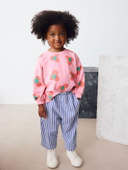 Pink/Green Barrel Trousers 3 Pack (3mths-7yrs) - Image 3 of 10