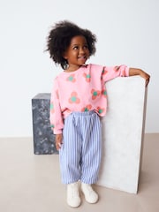 Pink/Green Barrel Trousers 3 Pack (3mths-7yrs) - Image 4 of 10