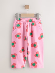 Pink/Green Barrel Trousers 3 Pack (3mths-7yrs) - Image 7 of 10