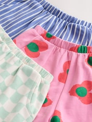 Pink/Green Barrel Trousers 3 Pack (3mths-7yrs) - Image 9 of 10