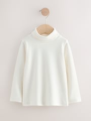 Pink/Cream Roll Neck Tops 3 Pack (3mths-7yrs) - Image 2 of 7