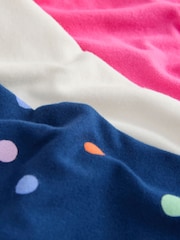 Pink/White/Blue Roll Neck Tops 3 Pack (3mths-7yrs) - Image 6 of 7