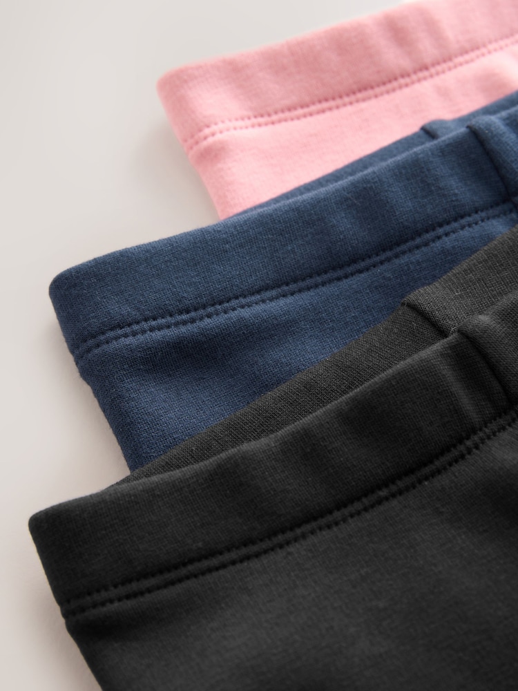 Black/Navy/Pink - Komplet 3 udobnih pajkic (3mes-7let) - Slika 7 iz 7