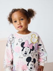 Pink Disney Minnie Mouse Long Sleeve Top and Leggings Set (3mths-7yrs) - Image 3 of 9