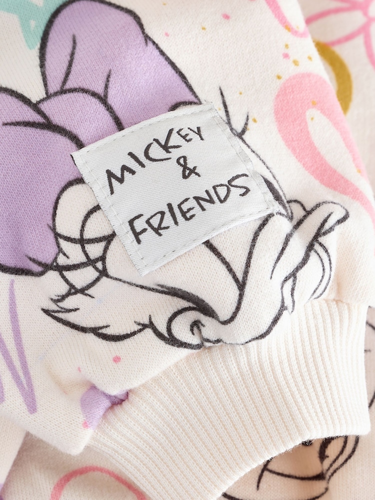 Pink Disney Minnie Mouse Long Sleeve Top and Leggings Set (3mths-7yrs) - Image 9 of 9