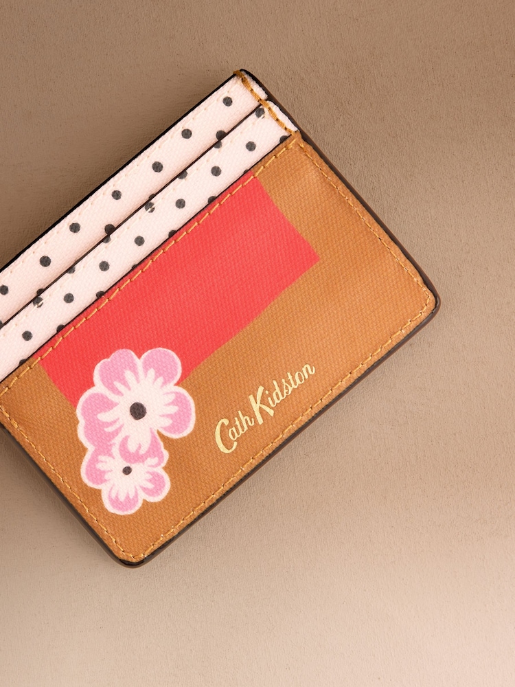 Cath Kidston Red Retro Floral Card Holder - Image 3 of 3