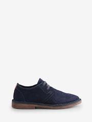 Hush Puppies Navy Scout Suede Lace-Up Shoes - Image 1 of 1