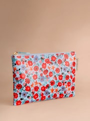 Cath Kidston Blue Folding Star Ditsy Zip-Up Purse - Image 1 of 3