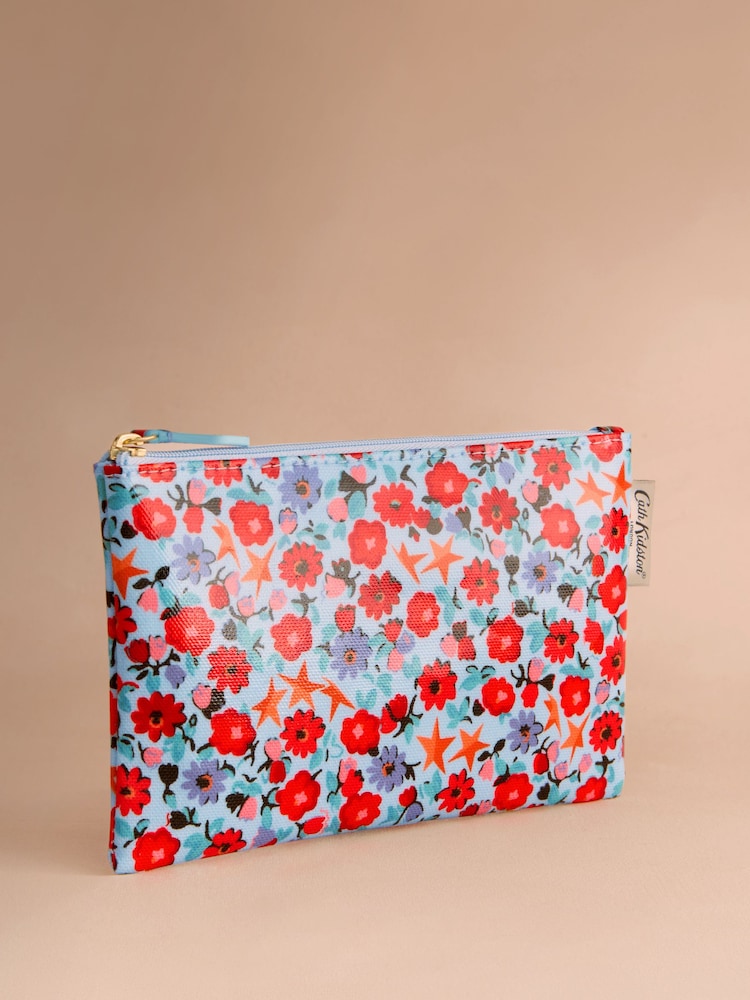Cath Kidston Blue Folding Star Ditsy Zip-Up Purse - Image 1 of 3