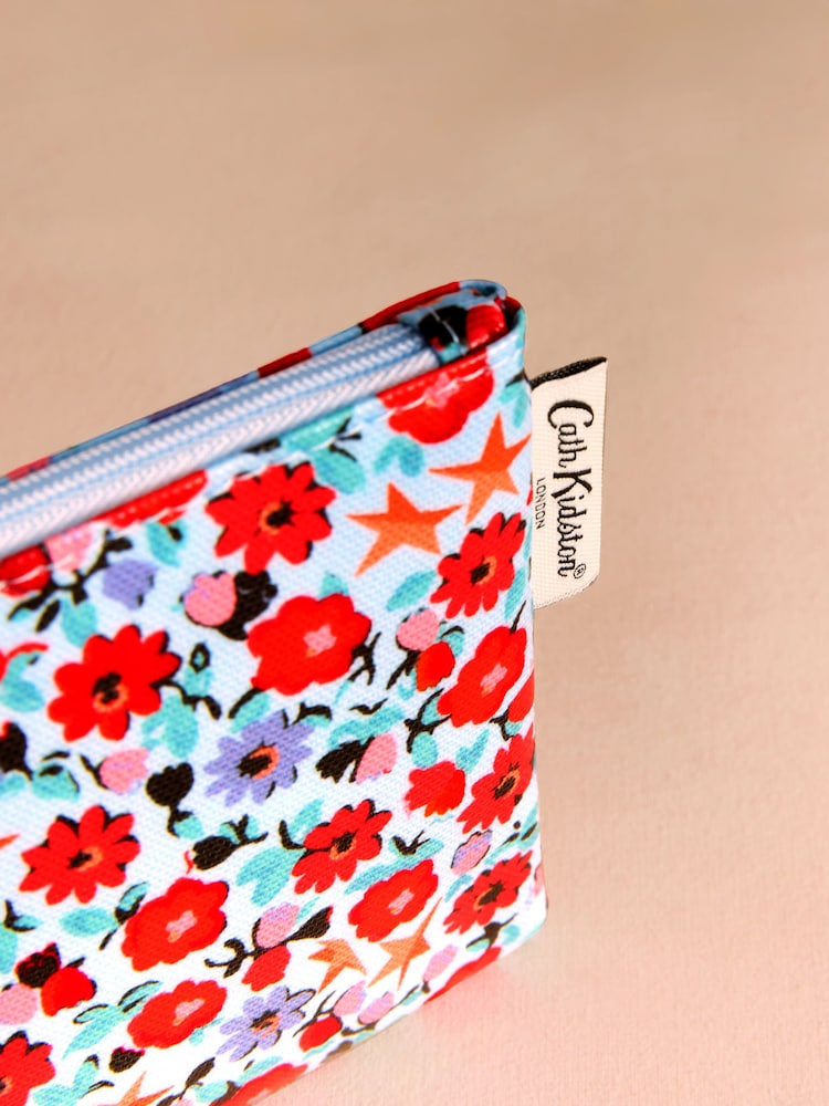 Cath Kidston Blue Folding Star Ditsy Zip-Up Purse - Image 2 of 3