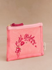 Cath Kidston Pink Mesh Pouch - Image 1 of 3