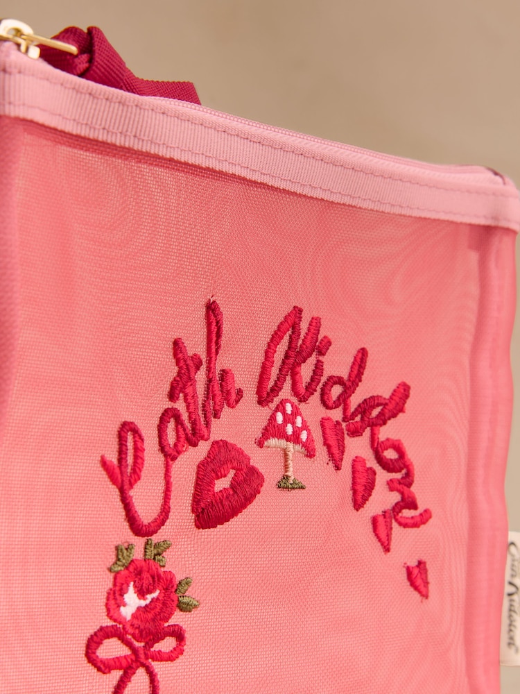 Cath Kidston Pink Mesh Pouch - Image 3 of 3