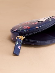 Cath Kidston Navy Star Sprig Round Pocket Purse - Image 3 of 3
