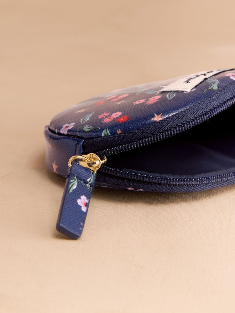 Cath Kidston Navy Star Sprig Round Pocket Purse - Image 3 of 3