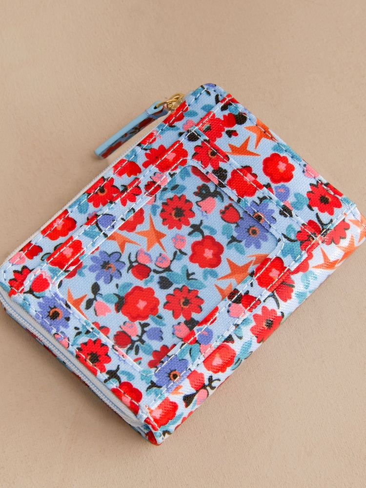 Cath Kidston Blue Star Ditsy Slim Pocket Purse - Image 2 of 3