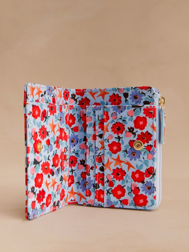 Cath Kidston Blue Star Ditsy Slim Pocket Purse - Image 3 of 3