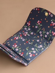 Cath Kidston Navy Sprig Folding Star Folding Wallet - Image 2 of 3