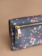Cath Kidston Navy Sprig Folding Star Folding Wallet - Image 3 of 3