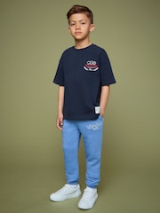 Reiss Navy 13-14 yrs SmileyWorld | Reiss Oversize T-Shirt - Image 4 of 5