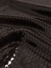Reiss Chocolate Raye Atelier Laser-Cut Pencil Skirt - Image 5 of 5