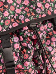 Cath Kidston Black Folding Star Ditsy Femme Utility Backpack - Image 7 of 8