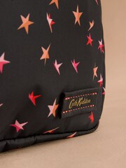 Cath Kidston Black Folding Star Ditsy Compact Backpack - Image 2 of 4