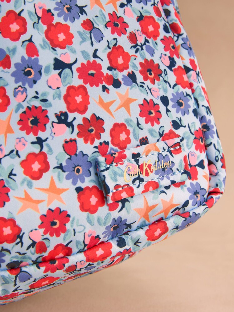 Cath Kidston Blue Star Ditsy Compact Backpack - Image 2 of 4 Cath Kidston Blue Star Ditsy Compact Backpack - Image 2 of 4