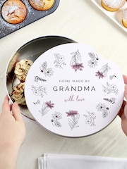 Personalised Wild Flowers Cake Tin by PMC - Image 1 of 3