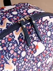 Cath Kidston Navy Polar Ditsy Foldaway Backpack - Image 3 of 4