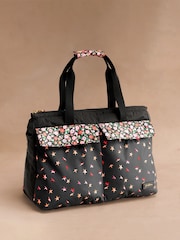 Cath Kidston Black Folding Star Ditsy Padded Tech Case Bag - Image 1 of 5