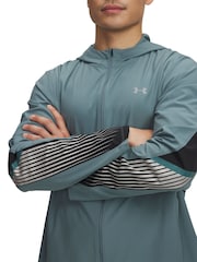 Under Armour Blue Velociti Storm Hooded Jacket - Image 3 of 3