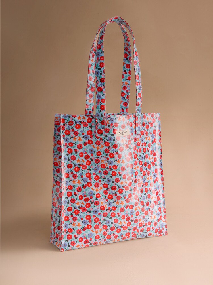 Cath Kidston Blue Folding Star Ditsy Large Book Bag - Image 1 of 3 Cath Kidston Blue Folding Star Ditsy Large Book Bag - Image 1 of 3